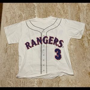 Texas Rangers Alex Rodriguez Jersey Style T-Shirt